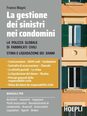 cover image of La gestione dei sinistri nei condomini